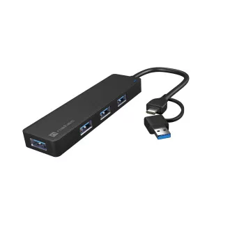 Natec MAYFLY vozlišče 4xUSB-A 3.0 HUB   adapter USB-A