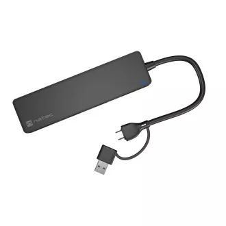 Natec MAYFLY vozlišče 4xUSB-A 3.0 HUB   adapter USB-A