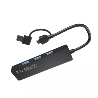 Natec MAYFLY vozlišče 4xUSB-A 3.0 HUB   adapter USB-A