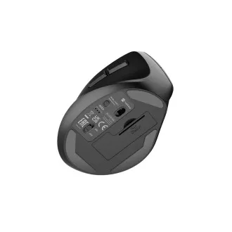Natec CRAKE 2/Office/Optical/Leftvičar/2 400 DPI/USB BT/črna