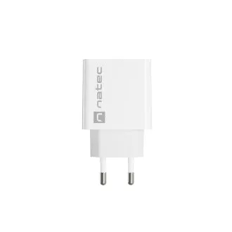 Univerzalni polnilec Natec RIBERA 18W 1X USB-A, bel