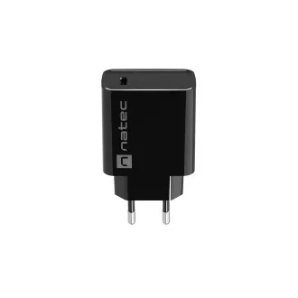 Natec RIBERA 20W 1X USB-C univerzalni polnilec, črn