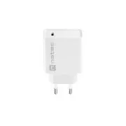 Natec RIBERA 20W 1X USB-C univerzalni polnilec, bel