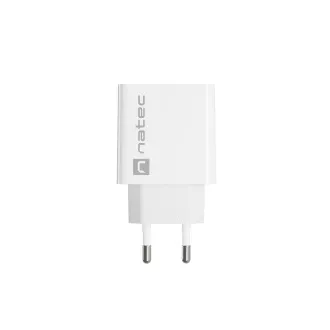 Natec RIBERA 20W 1X USB-C univerzalni polnilec, bel