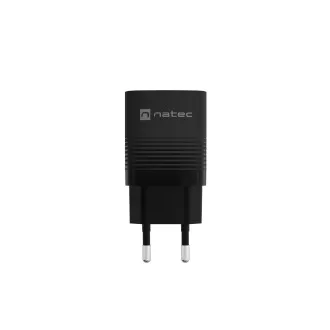Univerzalni polnilec USB Natec RIBERA GaN 30 W, 1X USB-A, 1X USB-C, črn