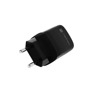 Univerzalni polnilec USB Natec RIBERA GaN 30 W, 1X USB-A, 1X USB-C, črn