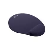 Ergonomska gelska podloga za miško Natec MARMOT, temno modra, 245x225 mm