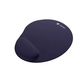 Ergonomska gelska podloga za miško Natec MARMOT, temno modra, 245x225 mm