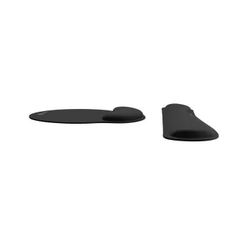 Ergonomski set blazinic za zapestje Natec CHIPMUNK 2v1, črna