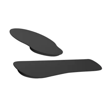 Ergonomski set blazinic za zapestje Natec CHIPMUNK 2v1, črna