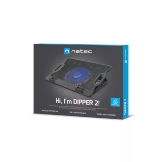 Hladilna podloga za nb Natec DIPPER 2, 12,1-17,3", LED, 1xfan, 2xUSB Hladilna podloga za nb Natec DIPPER 2, 12,1-17,3", LED, 1xfan, 2xUSB