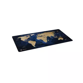 Maxi podloga za miško Natec WORLD, 80x40cm, modra