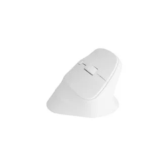 Natec CRAKE 2 Brezžična miška/Office/Optical/2 400 DPI/USB BT/White/Vertical/Optical/Right-handed