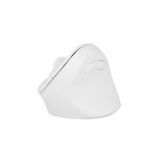 Natec CRAKE 2 Brezžična miška/Office/Optical/2 400 DPI/USB BT/White/Vertical/Optical/Right-handed