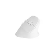 Natec CRAKE 2 Brezžična miška/Office/Optical/2 400 DPI/USB BT/White/Vertical/Optical/Right-handed