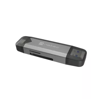 Natec SCARAB 3 USB-A   USB-C 3.1 GEN 1/microSD/microSDHC/microSDXC/SD/SDHC/SDXC/T-Flash bralnik kartic