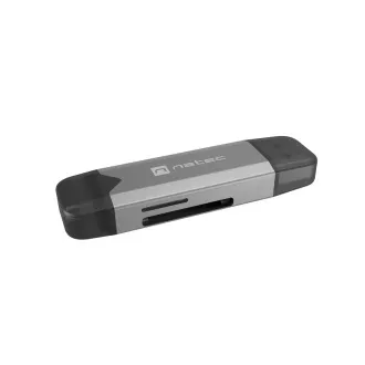 Natec SCARAB 3 USB-A   USB-C 3.1 GEN 1/microSD/microSDHC/microSDXC/SD/SDHC/SDXC/T-Flash bralnik kartic