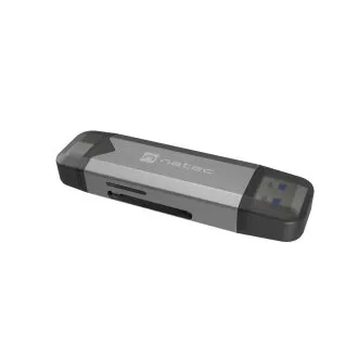 Natec SCARAB 3 USB-A   USB-C 3.1 GEN 1/microSD/microSDHC/microSDXC/SD/SDHC/SDXC/T-Flash bralnik kartic