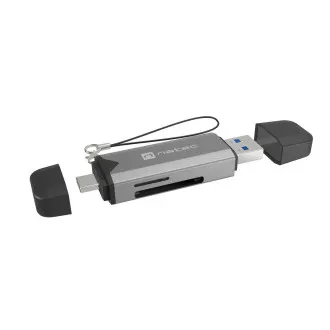 Natec SCARAB 3 USB-A   USB-C 3.1 GEN 1/microSD/microSDHC/microSDXC/SD/SDHC/SDXC/T-Flash bralnik kartic