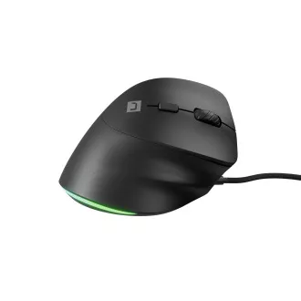 Natec CRAKE 2 PRO Vertikalna miška/Vertikalna/Optična/Desna/12 400 DPI/Brezžični USB-A/črna