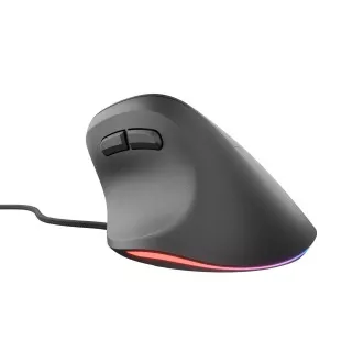 Natec CRAKE 2 PRO Vertikalna miška/Vertikalna/Optična/Desna/12 400 DPI/Brezžični USB-A/črna