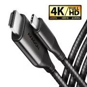 AXAGON RVC-HI2MC, USB-C -> HDMI 2.0a reduktor/kabel 1,8 m, 4K/60Hz HDR10