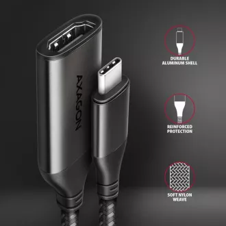 AXAGON RVC-HI2M, USB-C -> HDMI 2.0a, reduktor/adapter, 4K/60Hz HDR10