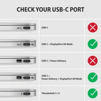 AXAGON RVC-HI2M, USB-C -> HDMI 2.0a, reduktor/adapter, 4K/60Hz HDR10