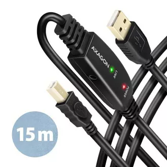 AXAGON ADR-215B, USB 2.0 A-M -> B-M aktivni povezovalni kabel, 15 m