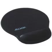 Allsop Gelska podloga za miško črna, 30 mm podpora za zapestje