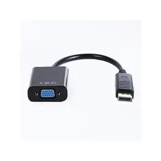 Gembird DisplayPort - VGA adapter, M/F, črn Gembird DisplayPort - VGA adapter, M/F, črn
