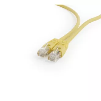 GEMBIRD Eth Preklopni kabel cat6 UTP, 25cm, rumene barve