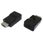 Kabelski adapter HDMI za VGA, M/F, črn