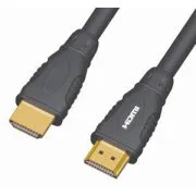 PremiumCord Kabel HDMI A - HDMI A M/M 3 m, zlati konec.