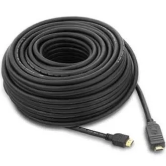 PremiumCord HDMI High Speed z etrom, z ojačevalnikom, 15 m, AWG26, 3x zaščita, M/M, pozlačeni konektorji