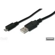 PremiumCord Kabel micro USB 2.0, A-B 3 m