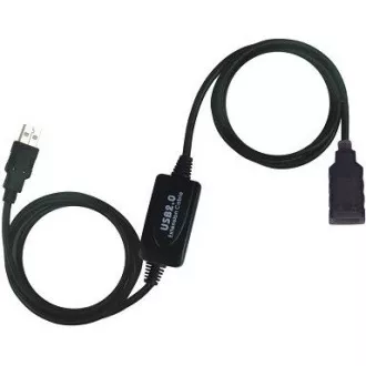 PremiumCord USB 2.0 repeater in podaljšek A/M-A/F 10 m