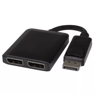 PremiumCord DisplayPort adapter - 2x DisplayPort, razširitev   zrcaljenje, 4K*2K@30Hz