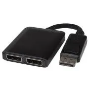 PremiumCord DisplayPort adapter - 2x DisplayPort, razširitev   zrcaljenje, 4K*2K@30Hz