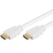 PremiumCord HDMI High Speed   Ethernet kabel, bel, pozlačeni konektorji, 10 m