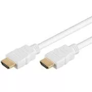 PremiumCord HDMI High Speed   Ethernet kabel, bel, pozlačeni konektorji, 3 m