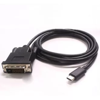 PremiumCord Kabel USB-C z DVI, FullHD@60Hz, 1,8 m