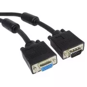 PremiumCord SVGA, DDC2, 2x ferit, 3xCoax 8žic, 2m