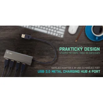 i-tec USB 3.0 Metal Charging HUB 4 vrata i-tec USB 3.0 Metal Charging HUB 4 vrata