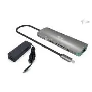 i-tec USB-C Metal Nano Docking Station 4K HDMI LAN, Power Delivery 100W   polnilec 100W (paket)