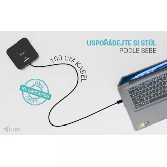 i-tec USB-C Dual HDMI Docking Station s Power Delivery 100W   i-tec Universal Charger 100W