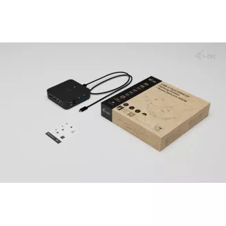 i-tec USB-C DP Dual HDMI Docking Station, Power Delivery 100W