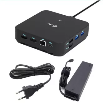 i-tec USB-C DP Dual HDMI Docking Station, Power Delivery 100W   i-tec Universal Charger 100W