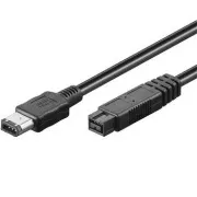 Kabel PremiumCord FireWire 800, 1,8 m, 9-pinski-6-pinski
