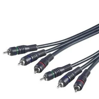 PremiumCord Kabel 3x CINCH-3x CINCH M/M 2m HQ PremiumCord Kabel 3x CINCH-3x CINCH M/M 2m HQ